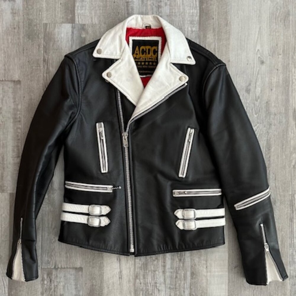 ACDC Rag Japan - Men's Double Riders Leather Jacket